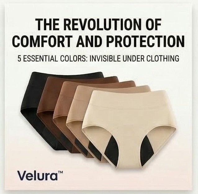 Velura™ Leak-Proof Underwear 4-unit pack — Stay Dry, Odor-Free & Confident All Day | 4-Layer