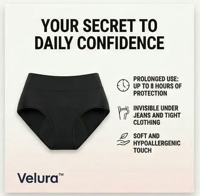Velura™ Leak-Proof Underwear 4-unit pack — Stay Dry, Odor-Free & Confident All Day | 4-Layer